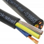 Kummikaabel H05rr-f Ow 3x1,5 300-500v 1m