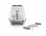 R&ouml;ster - DELONGHI - CTOC2103.W - 900 W - 2 pesa - Valge