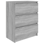 vidaXL puhvetkapp, hall Sonoma tamm, 60 x 35 x 76 cm, tehispuit