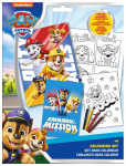 Paw Patrol v&auml;rvimiskomplekt lastele v&auml;rvipliiatsidega