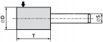 Silindriline lihvketas 20x30x6mm, 95a60k, keraamiline