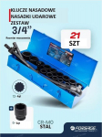 L&ouml;&ouml;k 12-punktiline mutriv&otilde;tmed 3/4", 21 tk., 17-50 mm, metallkarp