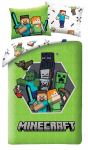 Pehme Minecrafti 140x200 mikrokiust voodipesukomplekt