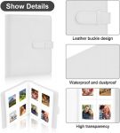 Flintronic fotoalbum 128 taskuga, &uuml;hildub Fujifilm Instax Mini Film/kodak Zinc Photo Paper/polaroid Zinc Photo Paper/hp Sprocket Photo Paper Mini 3-tollise filmiga fotoraamat, valmistatud Pu-st