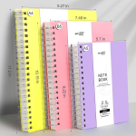 Rettacy A4 s&uuml;learvuti, 150 lehte, 100 gsm paber, Pvc kaas &ndash; lilla