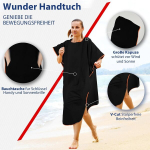 Vannapont&scaron;o meestele ja naistele, mikrokiust surfipont&scaron;o, vannapont&scaron;o, vannapont&scaron;o r&auml;tik, mikrokiud ka riietuskabiinina rannas, must, 02 suur