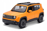 Toidu "džiip Renegade" 1:24 metallmudel, oranž