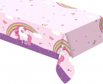 Plastikust laudlina "Unicorn Rainbow", 120 x 180 cm 93761