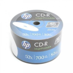 CD-Rs HP, 700MB 52X WHITE FF InkJet Prinditav SP*50