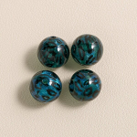 Helmed ja helmekomplektid ABS Materjal K&otilde;rge Kvaliteet K&auml;sit&ouml;&ouml; Ehted, Two-color Leopard Lake Blue-10pcs