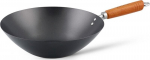 Ken Hom Classic Wok 31 cm, s&uuml;sinikterasest, must/puit