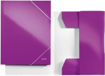 Leitz Wow A4 kummiga kapp, lilla