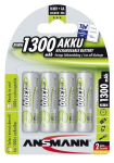 Aku Ansmann akud 1x4 maxE NiMH bat, Mignon AA 1300mAh