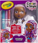 Color'n'style Friends Violetne nukk pastakatega