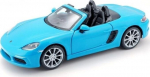 Bburago 1:24 Porsche 718 Boxster sinine metallmudel