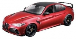 Alfa Romeo Giulia Gta Quadrifoglio 2020 tumepunane metallik 1:18