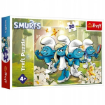 Pusle Trefl Adventures of the Smurfs, 30 t&uuml;kki lastele vanuses 4 aastat