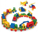 Wader Kid Cars auto, plastik, kirju, alates 12 kuud.