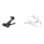 Manfrotto 275 mini vedrupress, Juodas