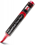 Pentel Mwl5sbf kuivmarker, punane, painduv pintsliots