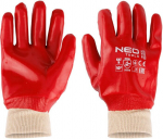 Neo Tools Pvc-kattega t&ouml;&ouml;kindad, suurus 10