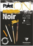Clairefontaine Paint On Noir A3 pad, 20 lehte, 250g
