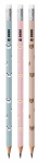 Kustutuskummiga pliiats Bb Friends Girl, roosa, Hb