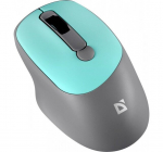 Defender Feam Mm-296 juhtmeta optiline hiir, 1600 Dpi, vaiksed nupud, Mint