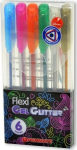 Geelpliiats Flexi Abra Gel, 6 v&auml;rvi, glitter