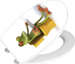 Weko "mix color" aeglaselt langev Wc-pott, duroplast