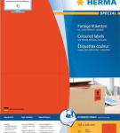 Herma A4 sildid, 105x148mm, punane, 4 tk.