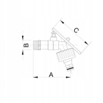 Hydrolandi 1/2'' kuulkraanventiil