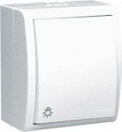 Simon Aquarius valge l&uuml;liti valgustusega Ip54