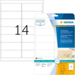 Herma 8671 l&auml;bipaistvad matid kleepuvad etiketid 99,1x38,1mm, 350 tk.