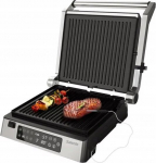 Kontaktgrill Evolveo Salente FlamePro v&auml;lise temperatuurianduriga, 2200W, elektriline
