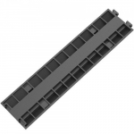 Kaablikaitse ramp, 101x24.5x5 cm, must, kumm