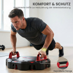 Push Up Laud 45x45x15.5 cm Must, reguleeritav, kokkupandav