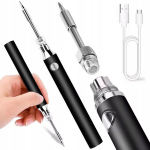 Juhtmeta jootekolb &ndash; Kompaktne, 3 temperatuuri režiimi, 15W, USB-C laadimine