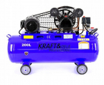 KRAFT&DELE &otilde;likompressor 200L 2 kolbi 400V 3kW 5.9hj KD4063