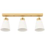 Laevalgusti LED 40W 55x13x20 cm Naturaalne puit, Klaas