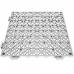 Drenaažip&otilde;randaplaadid 30x30 cm, hall, PVC, libisemiskindel, 50 tk pakis