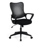 Costway ergonoomiline kontoritool hingava v&otilde;rgust seljatoega,must