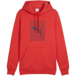 Puma Ess Logo Lab Hoodie FL meeste kapuutsiga pusa, punane 684669 15