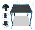 Paviljon Pergola DELUXE PRO AUTOMATIC 4x4 LED-iga, valge
