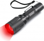 LED taskulamp, valge ja punane valgus, suum, 3 AAA, 1 tk