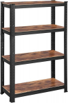 Riiul 40x80x160 cm Pruun Must reguleeritav hoiustamine MDF teras