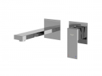 Seina sisse paigaldatav valamu segisti Besco Modern / Varium, kroom