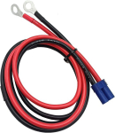 Yunique Green-Clean-Power, EC5 emane pistik O-Ring otsaga ja 1 m 10AWG silikoonkaabliga, RC Lipo akudele, ESC ja laadijatele