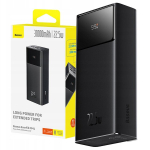 Akupank V&auml;line aku 30000 mAh koos USB-C PD 22,5 W ja kaabliga, I&scaron;orinė baterija 30000 mAh su USB-C PD 22,5 W ir laidu
