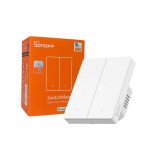 Sonoff Zbm5-2c-80w Zigbee Smart 2 kanaliga seinal&uuml;liti, Balta